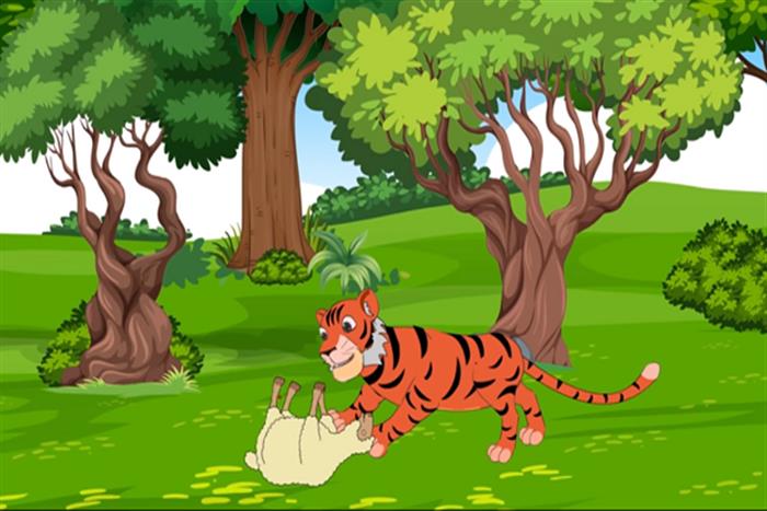 The Tiger came the Tiger came | Short Moral Story