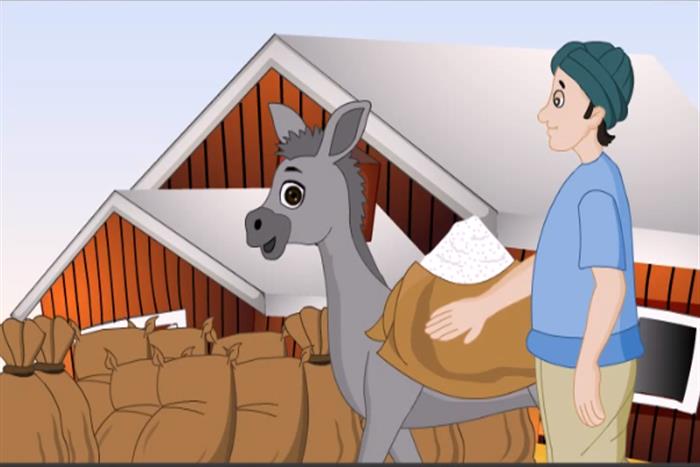 The Lazy Donkey - Moral Short Story for Kids